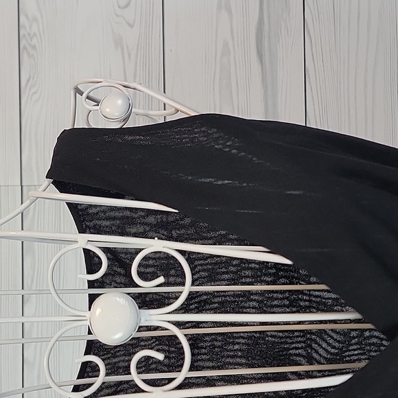 Kenneth Cole Reaction Top Sleeveless Faux Wrap - Black Womens Size S - Picture 4 of 10